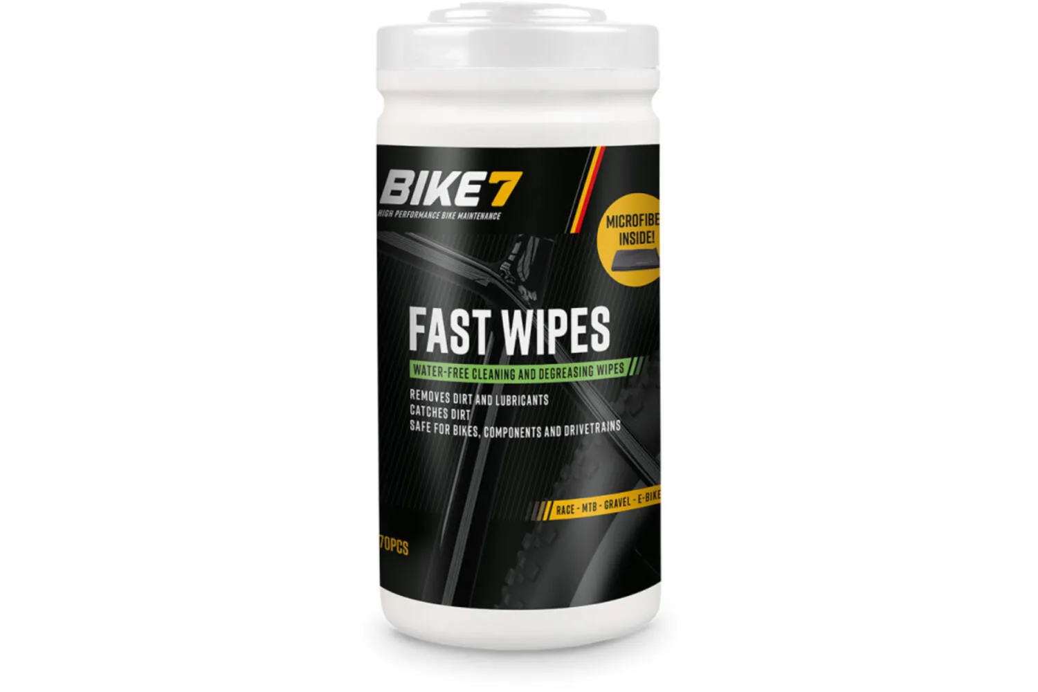 Bike7 Fast Wipes / Reinigingsdoekjes