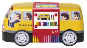 FABER CASTELL FC155532 VILTSTIFTEN 33 STUKS MET 10 CLIPS IN BUS
