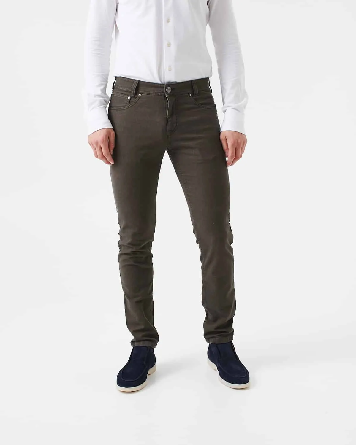 GARDEUR SANDRO BRUINE SLIM FIT 5POCKET BROEK