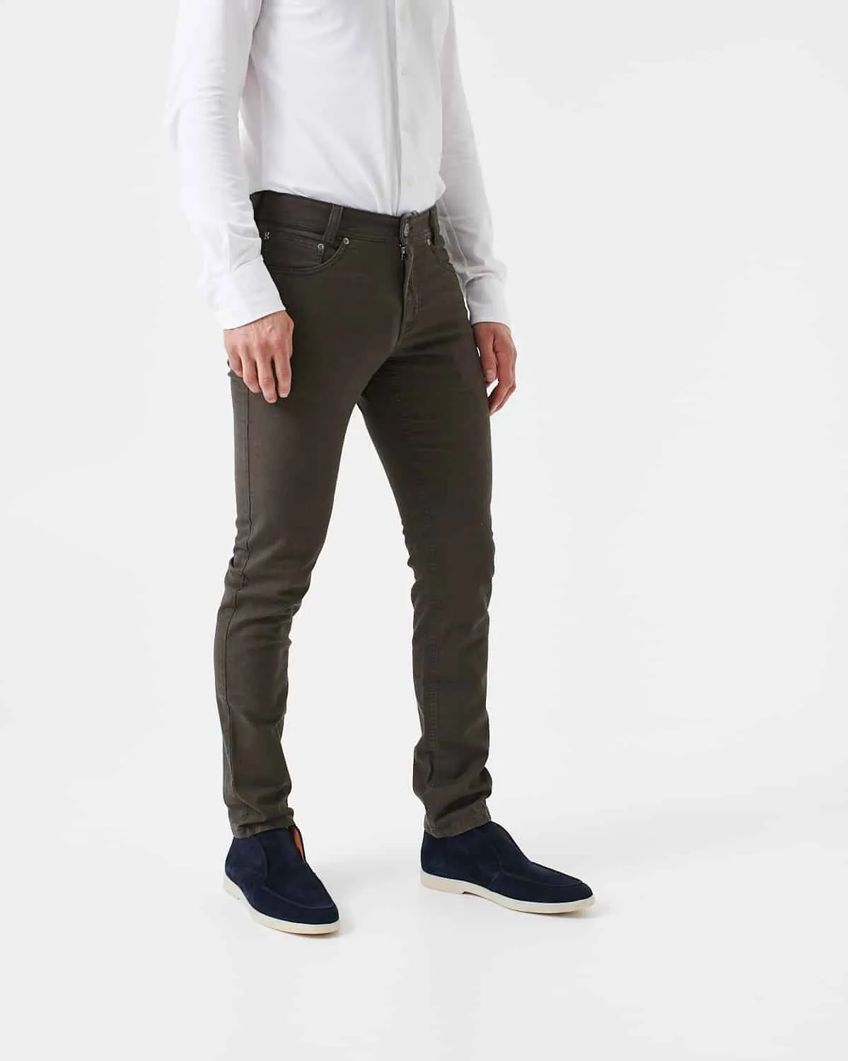 GARDEUR SANDRO BRUINE SLIM FIT 5POCKET BROEK