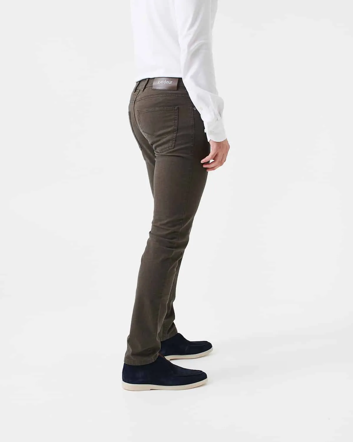 GARDEUR SANDRO BRUINE SLIM FIT 5POCKET BROEK