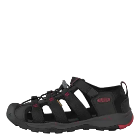 Keen schoenen Newport Neo H2 Jr Black/firey Red